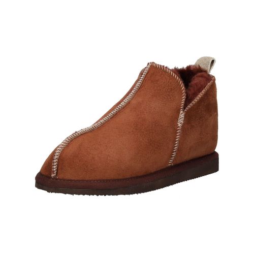 Hausschuh SHEPHERD "Shepherd Hausschuhe Leder", Damen, Gr. 37, rot, Leder, Schuhe Hausschuh