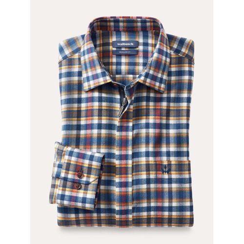 Soft-Flanell-Hemd Zip & Go Image