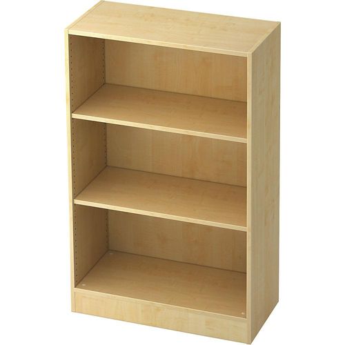 Regal, Höhe 1270 mm, 2 Fachböden, Dekor Ahorn kaiserkraft