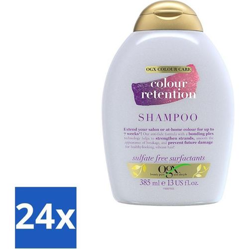 OGX Farberhaltungsshampoo für coloriertes Haar 385 ml - Vorteilspack - 24 Stücke