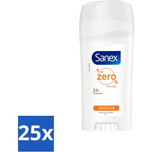 Sanex Deodorant Stick Dermo Sensitive 65 ml - Vorteilspack - 25 Stücke