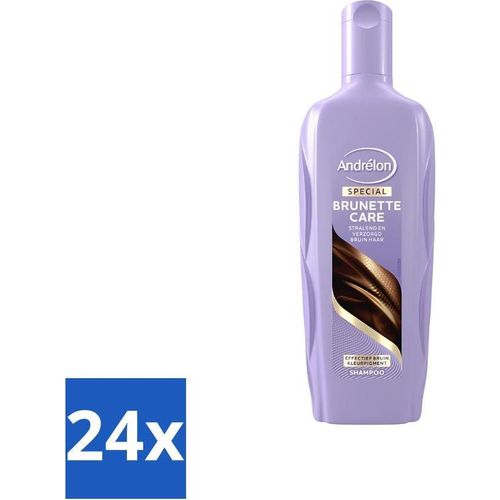 Andrélon Brunette Care Shampoo für braunes Haar 300 ml - Vorteilspack - 24 Stücke