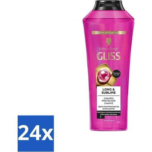 Gliss-Kur - Shampoo - Supreme Length - Stärkt & pflegt langes Haar - 400 ml - Vorteilspack - 24 Stücke