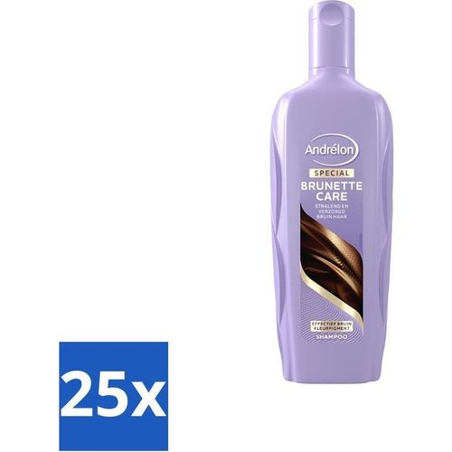 Andrélon Brunette Care Shampoo für braunes Haar 300 ml - Vorteilspack - 25 Stücke