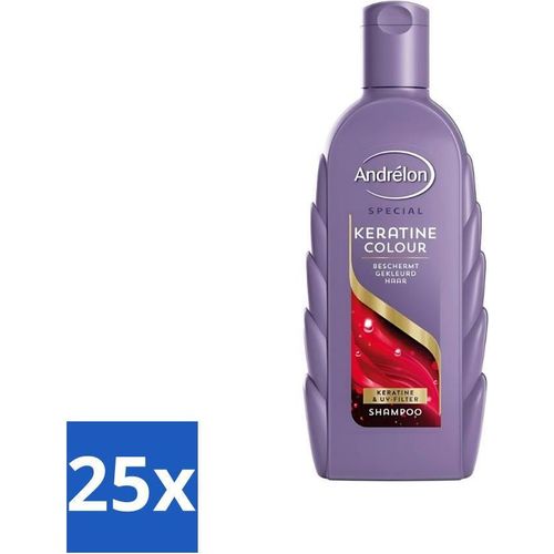 Andrélon Keratin Farbshampoo für coloriertes Haar 300 ml - Vorteilspack - 25 Stücke