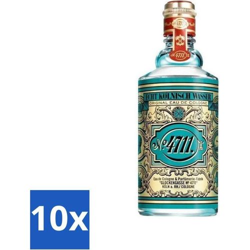 4711 - Echt Kölnisch Wasser - Original Eau De Cologne - Damenparfüm - Erfrischender Duft - 50 ml - Vorteilspack - 10 Stücke