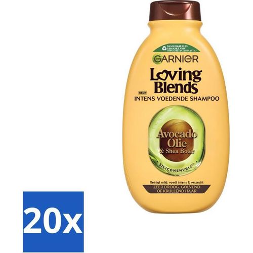 Garnier Loving Blends Avocadoöl und Sheabutter Shampoo 300 ml - Vorteilspack - 20 Stücke