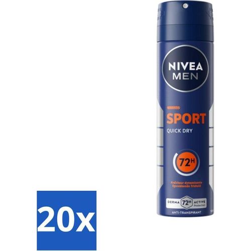 NIVEA Men Deodorant Spray Sport 150 ml - Vorteilspack - 20 Stücke