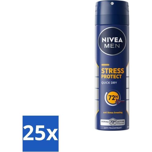 Nivea - Men - Deodorant - Spray - Stress Protect - 150 ml - Vorteilspack - 25 Stücke