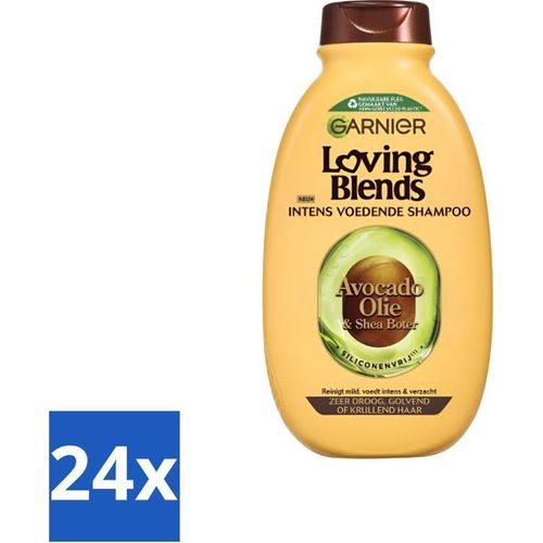 Garnier Loving Blends Avocadoöl und Sheabutter Shampoo 300 ml - Vorteilspack - 24 Stücke