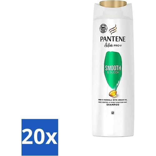 Pantene - Shampoo - Smooth & Silky - Für glattes und seidiges Haar - 400 ml - Vorteilspack - 20 Stücke
