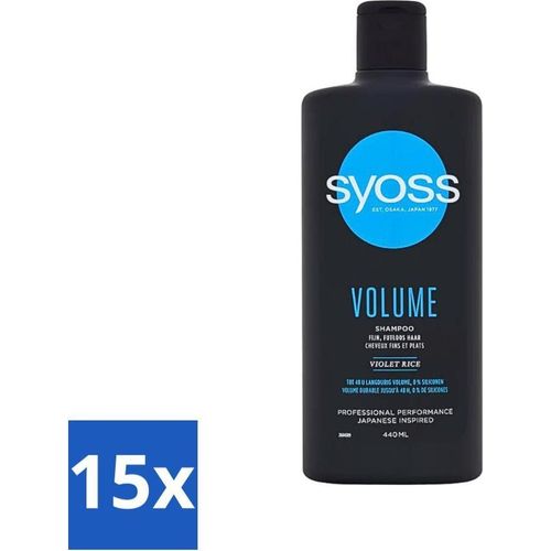 Syoss Volume Shampoo - Shampoo - Volumengebend - 440 ml - Vorteilspack - 15 Stücke