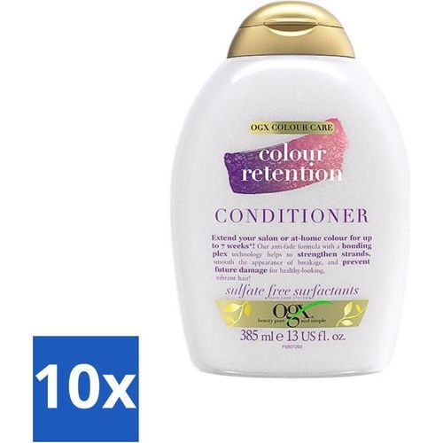 OGX Farberhaltungs-Conditioner für coloriertes Haar, 385 ml - Vorteilspack - 10 Stücke