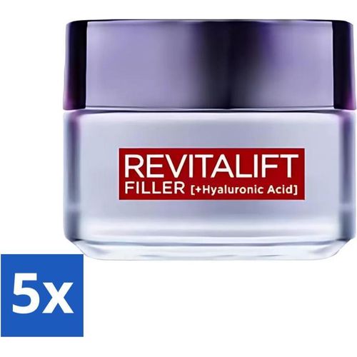 L'Oréal Revitalift Filler Tagescreme 50 ml - Vorteilspack - 5 Stücke