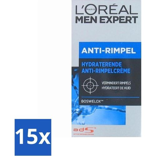 L'Oréal Men Expert Stop Falten Tagescreme 50 ml - Vorteilspack - 15 Stücke