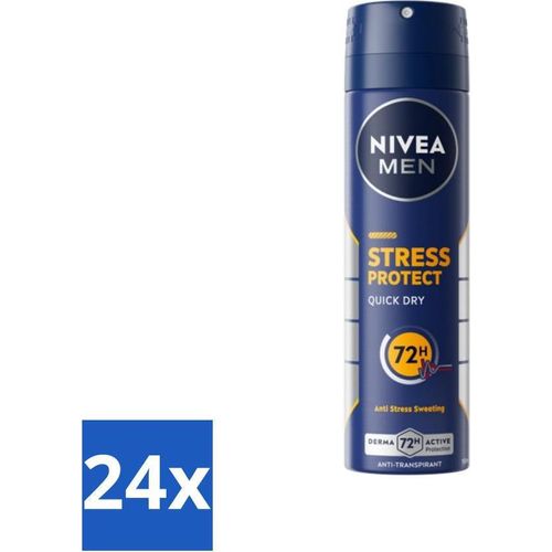 Nivea - Men - Deodorant - Spray - Stress Protect - 150 ml - Vorteilspack - 24 Stücke