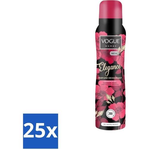 Vogue Elegance Parfüm Deodorant 150 ml - Vorteilspack - 25 Stücke