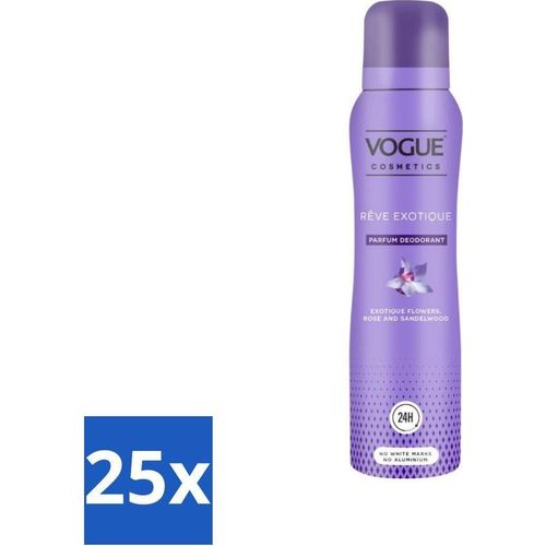 Vogue Reve Exotique Parfum Deodorant 150 ml - Vorteilspack - 25 Stücke