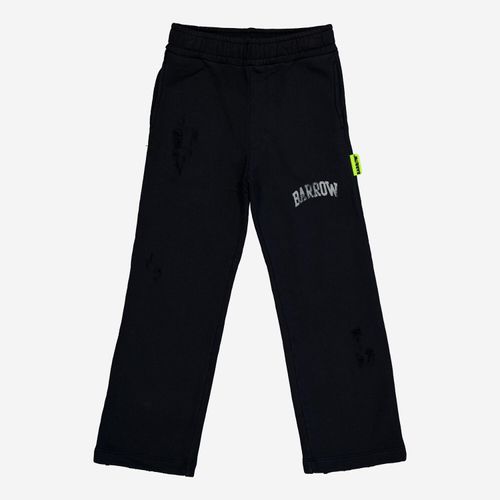 Schwarze Jogginghose mit Reibungen