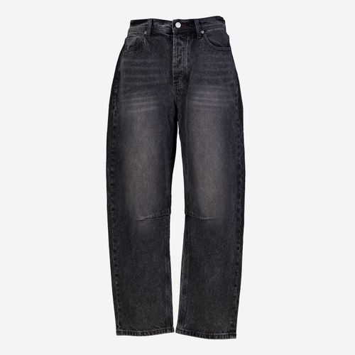 Schwarze Jeans mit Waschung