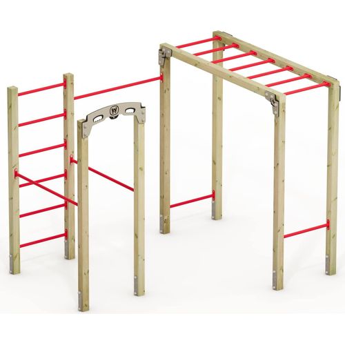 WICKEY FIT Base 805 – Outdoor-Fitnessgerät – rot