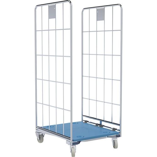 Rollbehälter, nestbar, 2-seitig, Ergo, BxT 700 x 800 mm kaiserkraft