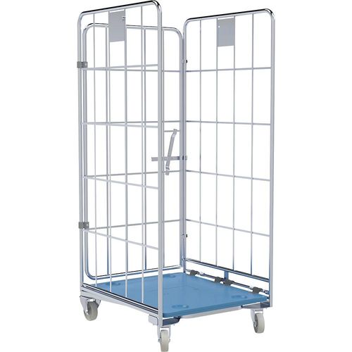 Rollbehälter, nestbar, 3-seitig, Ergo, BxT 700 x 800 mm kaiserkraft