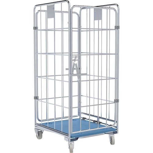 Rollbehälter, nestbar, 4-seitig, Ergo, BxT 700 x 800 mm kaiserkraft