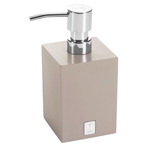 Joop! Seifenspender Bathline , Grau, Beige , Kunststoff , Uni , 7.5x17x7.5 cm , Badaccessoires, Waschplatzzubehör, Seifenspender