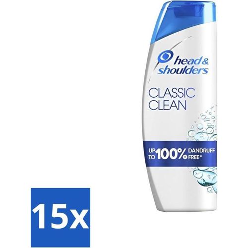 Head & Shoulders - Shampoo - Classic Clean - Tägliche Reinigung & gesundes Haar - 400 ml - Vorteilspack - 15 Stücke