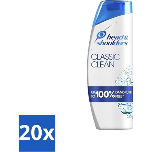 Head & Shoulders - Shampoo - Classic Clean - Tägliche Reinigung & gesundes Haar - 400 ml - Vorteilspack - 20 Stücke