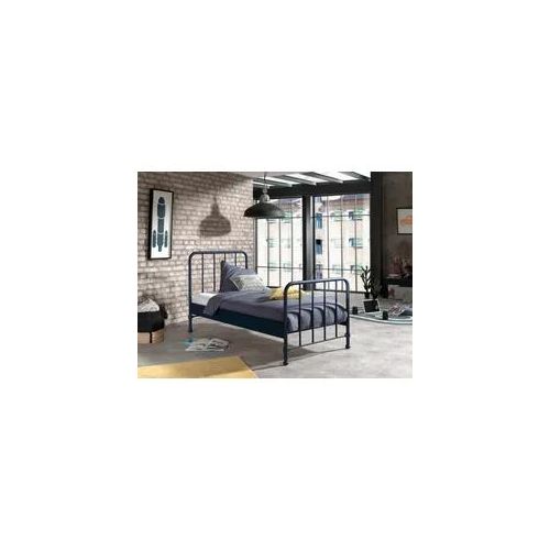 Kinder-/Juniorbett Bronxx ca. 90x200 cm Blau Matt