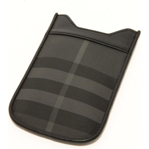93377 porta cellulare BURBERRY BLACK CHECK accessori uomo mobile phone cellular