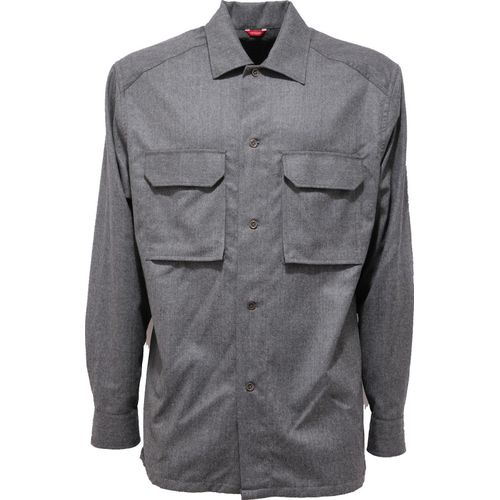 8855AB giacca camicia BAGUTTA leichte Wolle grau Sakko Männer