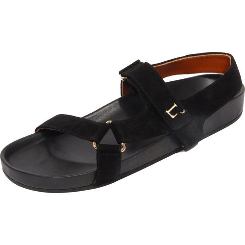 G5270 sandalo donna L'AUTRE CHOSE schwarz Wildleder Sandalen Frau