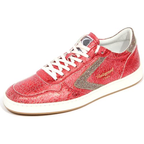 H0734 sneaker donna VALSPORT Frauen NEW DAVIS CRACK LAMINA geknackt Lederschuhe