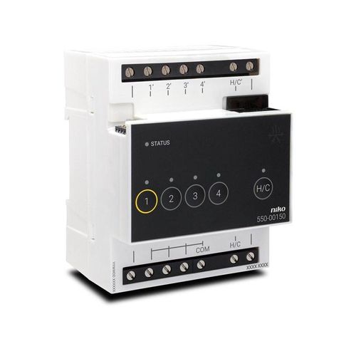 Niko-Servodan Heating or cooling module for niko home control