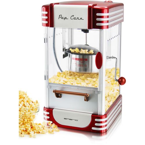 EMERIO Popcornmaschine "POM-120650", bunt (rot, silberfarben), B:28cm H:45cm T:24cm, Popcornmaschinen