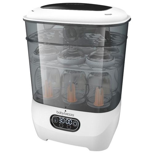 Baby Brezza Dampfsterilisator Sterilizer Dryer Advanced , Weiß , 30x36.5x22 cm , Füttern, Flaschenzubehör & Sauger