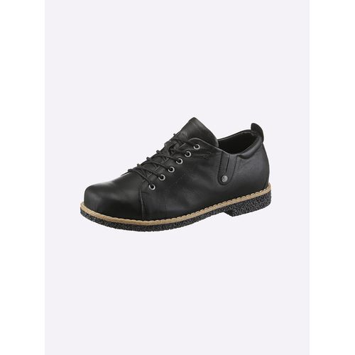Schnürschuh ANDREA CONTI, Damen, Gr. 41, schwarz, Glattleder, Leder, Rindsleder, Modisch, Schuhe