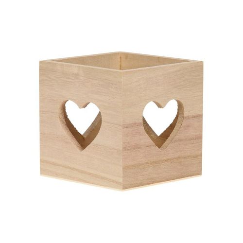 Playwood Tea light holder Heart