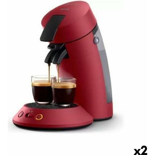 Kapsel-Kaffeemaschine Philips SENSEO ORIGINAL PLUS Rot 1 bar 0,7 L (2 Stück)