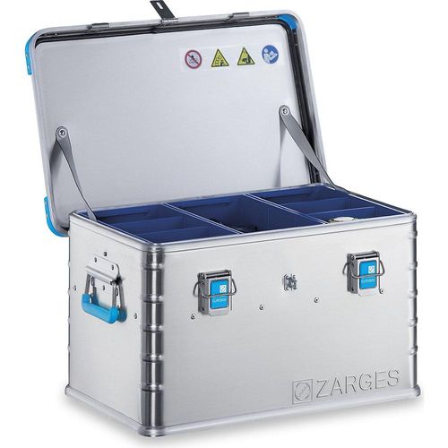 ZARGES Alu-Euro-Werkzeugbox, stapelbar, Inhalt 60 l