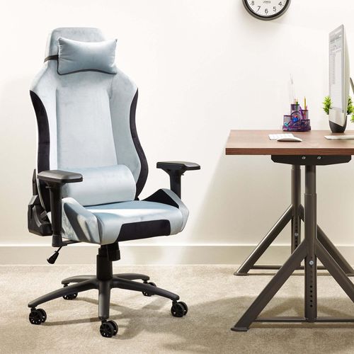 Messina - Fabric Pc Office Gaming Chair - Silver