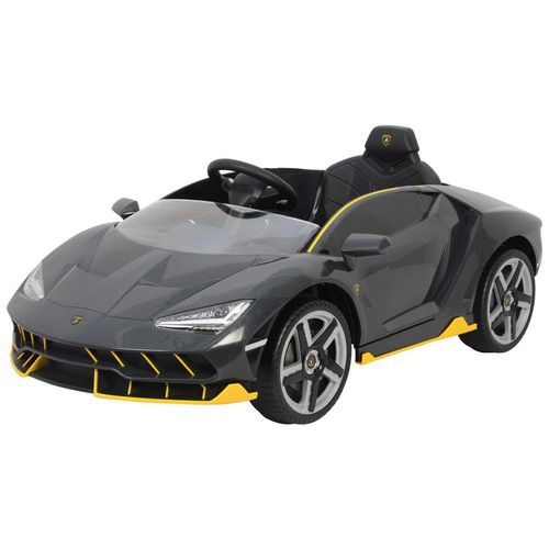 Xxxl Elektro-Kinderauto Lamborghini , Gelb, Grau, Schwarz , Metall, Kunststoff , 73x49x134.7 cm , EN 71 , Spielzeug, Kinderspielzeug, Kinderautos &