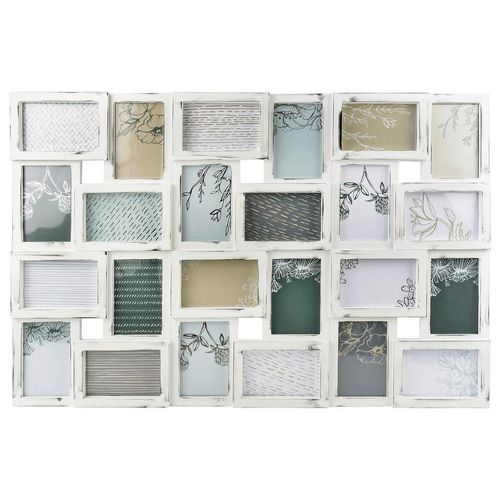 Nielsen Collagen-Bilderrahmen , Weiß , Kunststoff , 4-teilig , 85.5x57 cm , Bilder und Zubehör, Bilderrahmen, Bilderrahmen-Collagen