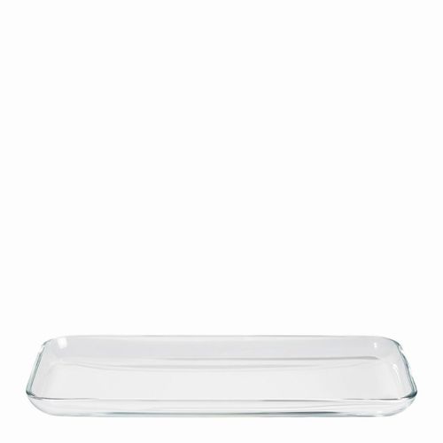Leonardo Platte, Glas, rechteckig, 15x34 cm, Tischkultur & Servieren, Servierplatten