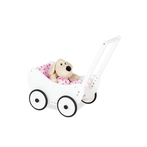 Trixi Puppenwagen inkl. Bettzeug - Lauflernhilfe aus Holz