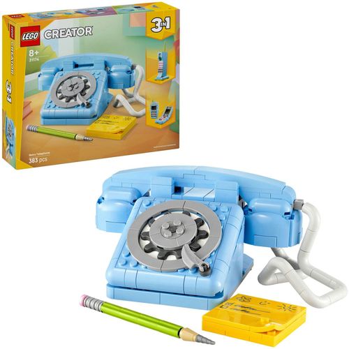 LEGO Konstruktionsspielzeug Creator 3-in-1 Retro-Telefon