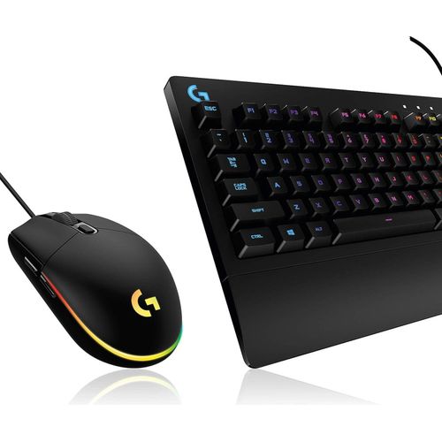 Logitech G213 Prodigy Gaming-Tastatur + Logitech G203 Gaming-Maus, Usb, kompatible mit PC